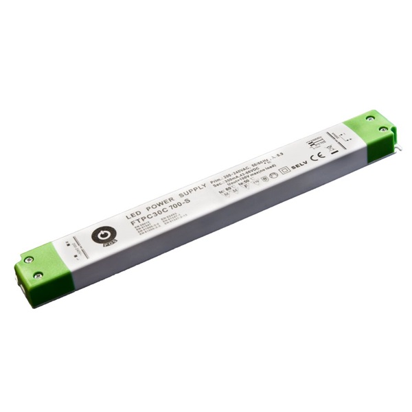 POS POWER FTPC30C700-S 700mA/21~43V 30,1W IP20 vékony LED tápegység