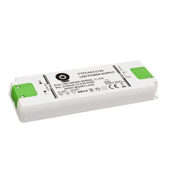 POS POWER FTPC60C2100 2100mA/14.5~28.5V 59,8W IP20 LED tápegység