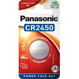 Panasonic CR2450 3V lítium gombelem 1db/csomag