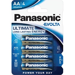 Panasonic EVOLTA LR6EGE/4BP 1,5V AA/ceruza szupertartós alkáli elem 4 db/csomag