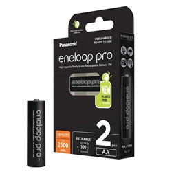 Panasonic Eneloop BK-3HCDE/2BE AA 2500mAh ceruza akku 2db/csomag