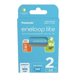 Panasonic Eneloop BK-3LCCE/2BE AA 950mAh ceruza akku 2db/csomag