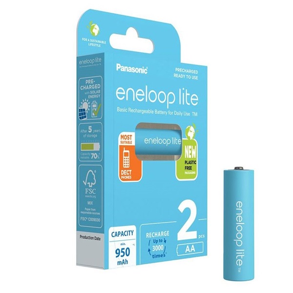 Panasonic Eneloop BK-3LCCE/2BE AA 950mAh ceruza akku 2db/csomag