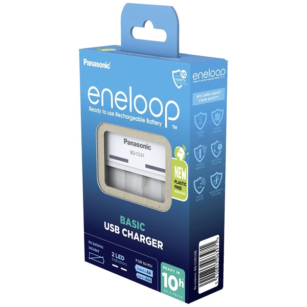 Panasonic Eneloop BQ-CC61USB AA/AAA USB akkutöltő