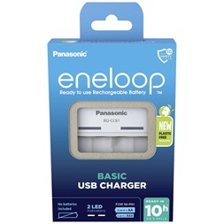 Panasonic Eneloop BQ-CC61USB AA/AAA USB akkutöltő