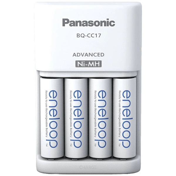 Panasonic Eneloop K-KJ17MCC40E AA 2000mAh akkutöltő +4xAA akku