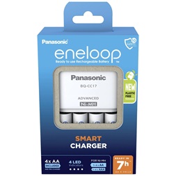 Panasonic Eneloop K-KJ17MCC40E AA 2000mAh akkutöltő +4xAA akku