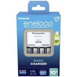 Panasonic Eneloop K-KJ51MCD04E AAA 800mAh időzítős akkutöltő +4xAAA akku