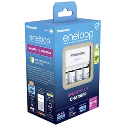 Panasonic Eneloop K-KJ55MCD40E AA 2000mAh gyors akkutöltő +4xAA akku