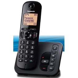 Panasonic KX-TGC220PDB DECT hívóazonosítós üzenetrögzítős fekete telefon