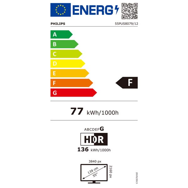 Philips 55" 55PUS8079 Ambilight Smart 4K UHD LED TV