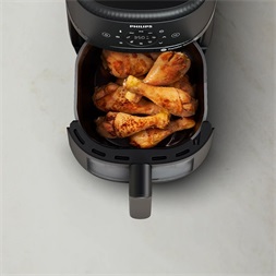 Philips Airfryer 2000 L NA220/00 fekete 4,2 L forrólevegős sütő