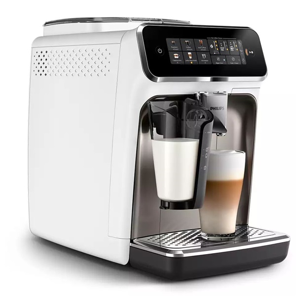 Philips EP3343/90 3300 LatteGo tejhabosítóval fehér-fekete automata kávéfőző