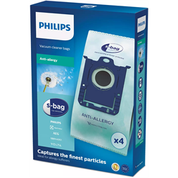 Philips FC8022/04 S-bag Clinic Anti Allergy 4 db szintetikus porzsák