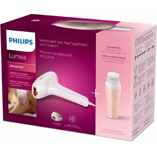 Philips Lumea Advanced BRI922/00 villanófényes szőrtelenítő VisaPure Mini arctisztító kefével