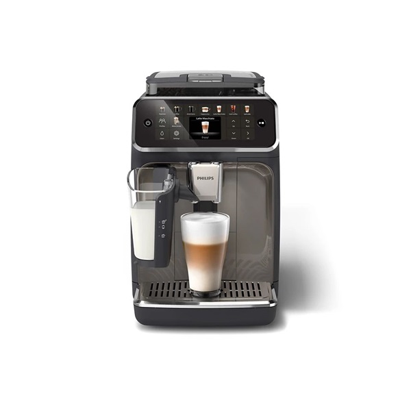 Philips Series 5500 LatteGo EP5549/70 fekete tejhabosítóval automata kávéfőző