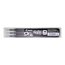 Pilot Frixion 0,5mm 3db-os fekete rollertoll betét