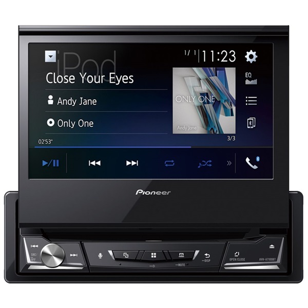 Pioneer AVH-A7100BT 7" LCD-s Bluetooth/DVD/USB autóhifi fejegység