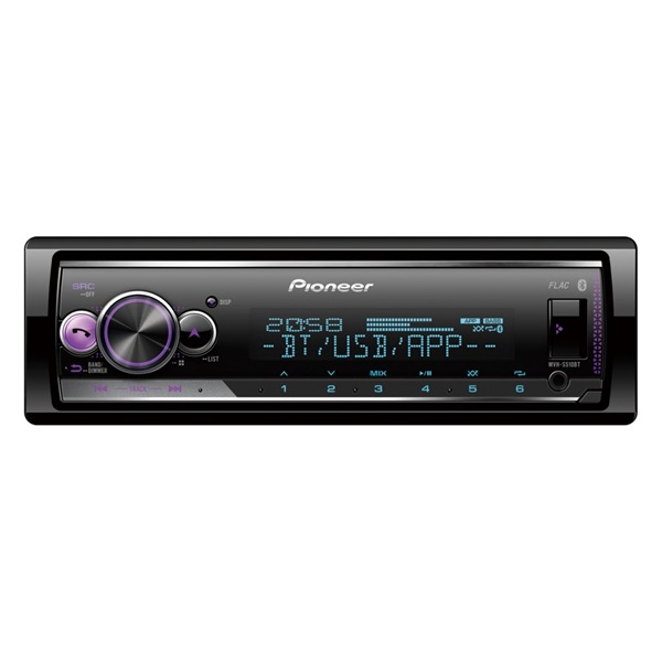 Pioneer MVH-S520BT mechanika nélküli Bluetooth/USB autóhifi fejegység