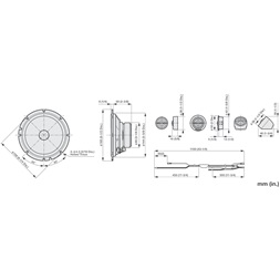 Pioneer TS-A1601C 16,5 cm 2 utas komponens autós hangszóró pár