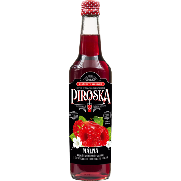 Piroska 0,7 L 50% málna szörp