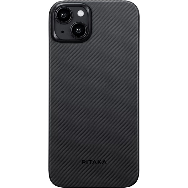 Pitaka 129608 600D iPhone 15 fekete/szürke aramid hátlap