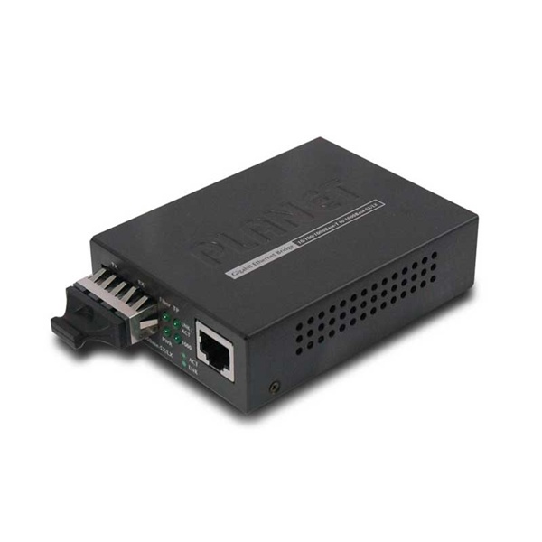 PLANET GT-802S SM GbE LAN (RJ45-SC) média konverter