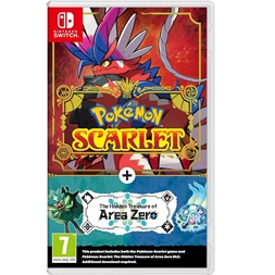 Pokémon Scarlet + The Hidden Treasure of Area Zero Nintendo Switch játékszoftver