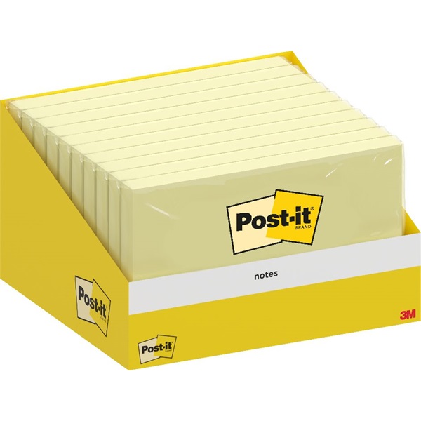 Post-It 6830-CY 76x127mm 100lap kanárisárga öntapadós jegyzettömb