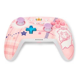 PowerA NSGP0255-01 Enhanced Nintendo Switch vezeték nélküli Princess Peach Plaid kontroller