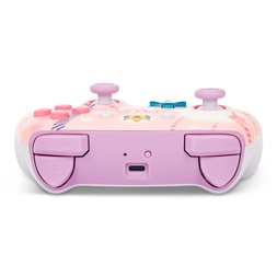 PowerA NSGP0255-01 Enhanced Nintendo Switch vezeték nélküli Princess Peach Plaid kontroller