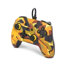 PowerA NSGP0094-01 Enhanced Nintendo Switch vezetékes Camo Storm Pikachu kontroller