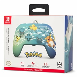 PowerA NSGP0221-01 Enhanced Nintendo Switch vezetékes Pikachu Evolution kontroller