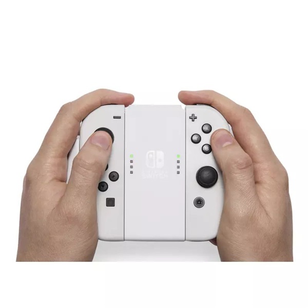 PowerA NSAC0293-01 Comfort Grip Nintendo Switch Joy-Con fehér kontroller markolat