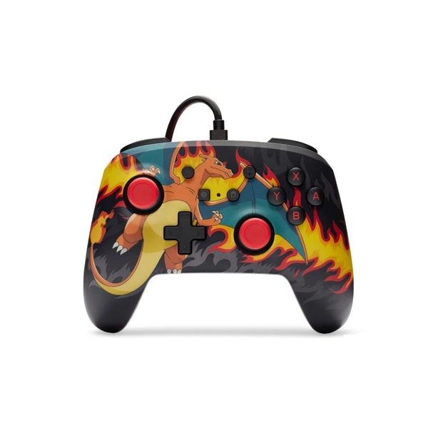 PowerA NSGP0283-01 Enhanced Nintendo Switch vezetékes Charizard Firestorm kontroller