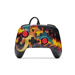 PowerA NSGP0283-01 Enhanced Nintendo Switch vezetékes Charizard Firestorm kontroller