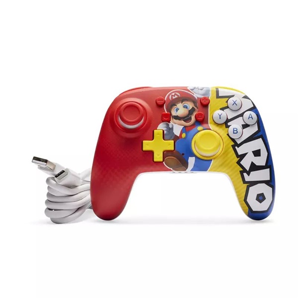 PowerA NSGP0295-01 Nano Enhanced Nintendo Switch vezeték nélküli Mario Victory kontroller