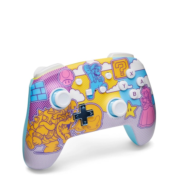 PowerA NSGP0341-01 Enhanced Nintendo Switch vezeték nélküli Mushroom Kingdom Pop Art kontroller