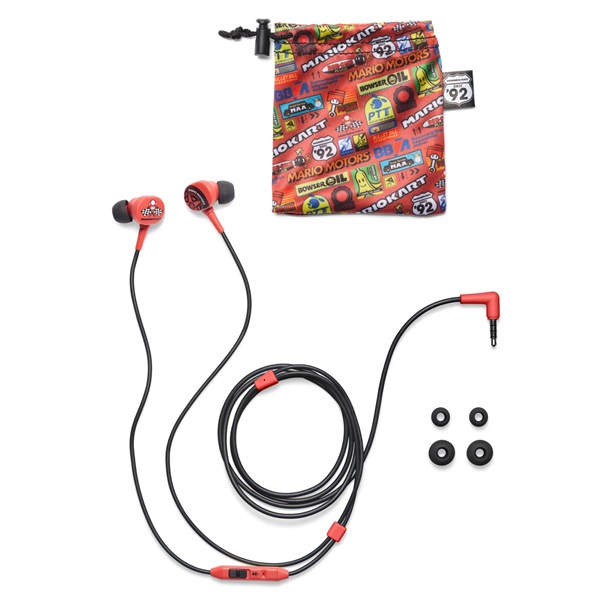 PowerA NSHS0399-01 Nintendo Switch vezetékes Mario Kart Motors mikrofonos fülhallgató