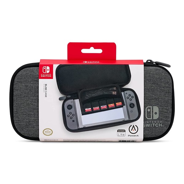 PowerA 1522651-01 Nintendo Switch/Lite grafit vékony védőtok