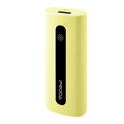 Proda 5999004609232 E5 5000mAh sárga power bank