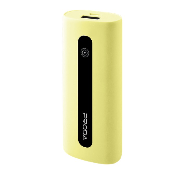 Proda 5999004609232 E5 5000mAh sárga power bank