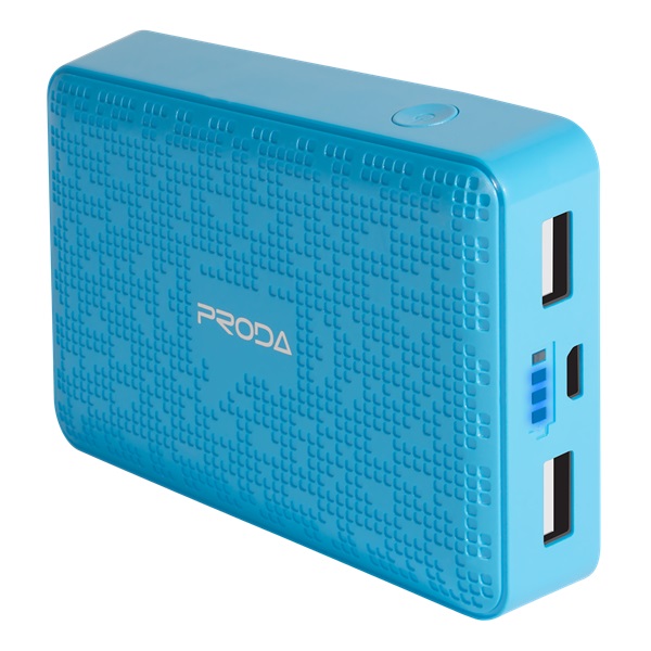 Proda Pure  12000mAh kék power bank