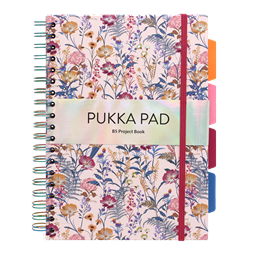 Pukka Pad Project Book Bloom B5 PP 200 oldalas vonalas spirálfüzet