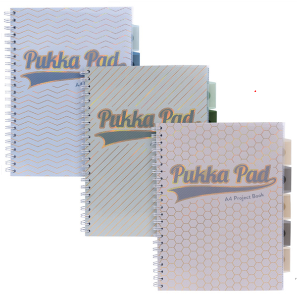 Pukka Pad Project Book Haze A4 PP 200 oldal vonalas spirálfüzet