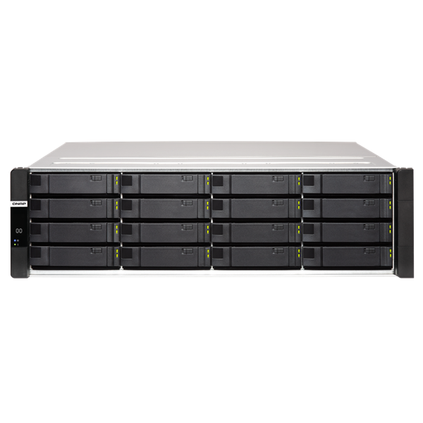 QNAP ES1686dc-2142IT-128G 16xSSD/HDD 3U rackbe szerelhető Enterprise ZFS NAS