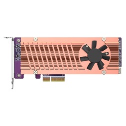 QNAP QM2-2P-344A 2x M.2 SSD port bővítő kártya, PCIe