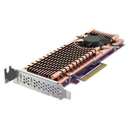 QNAP QM2-2P-384A 2x M.2 SSD port bővítő kártya, PCIe