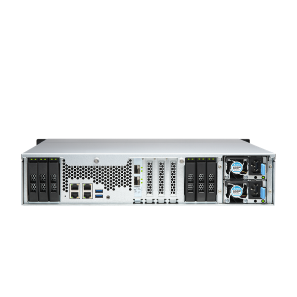 QNAP TS-h1886XU-RP-R2-D1622-32G 12xSSD/HDD 2U rackbe szerelhető Enterprise ZFS NAS