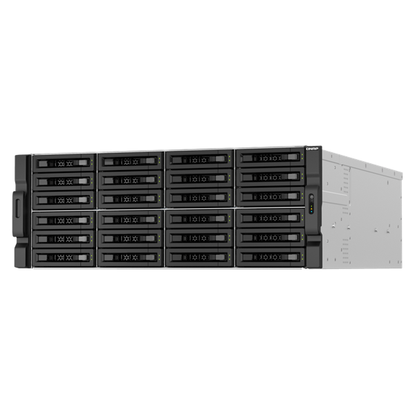 QNAP TS-h3087XU-RP-E2378-64G 30xSSD/HDD 4U rackbe szerelhető hibrid ZFS NAS